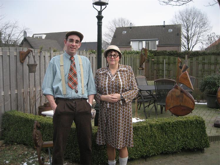 To en Neel naar de receptie van Prins Pedro en Pri