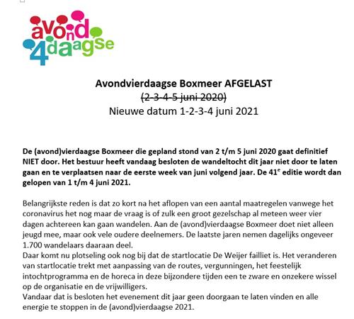 Avondvierdaagse Boxmeer